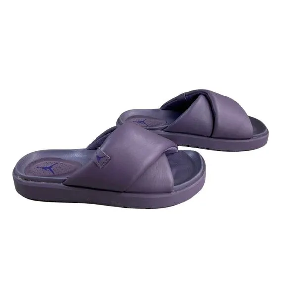 RARE Jordan Nike Sophia Puff Slide Canyon Purple Women Size 11 Flip Flop Sandals