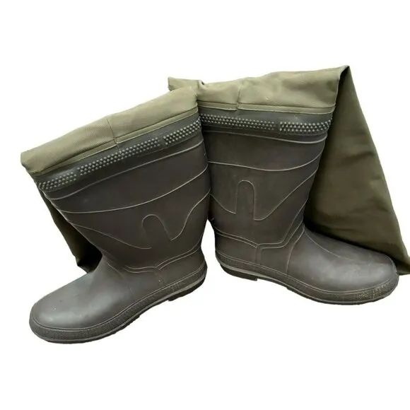 RED BALL ADIRONDACK HIP BOOTS HUNTING FISHING MEN'S SIZE 12 Green