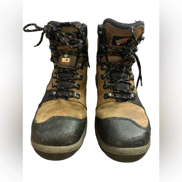 Red Wing  3519 Tradesman Men’s Waterproof Leather Safety Toe Boot Size 7.5 D