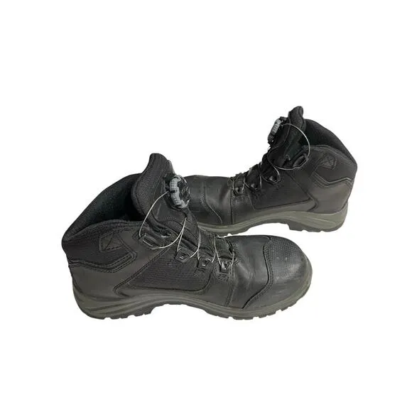 Red Wing Boots BOA Men’s 10.4 D Tradesmen’s Hiker Waterproof  6614 Black Leather