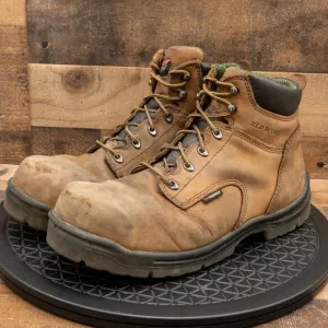 RED WINGS KING TOE 6 INCH WATERPROOF MENS BOOTS BROWN LEATHER LACE UP SIZE 13EE