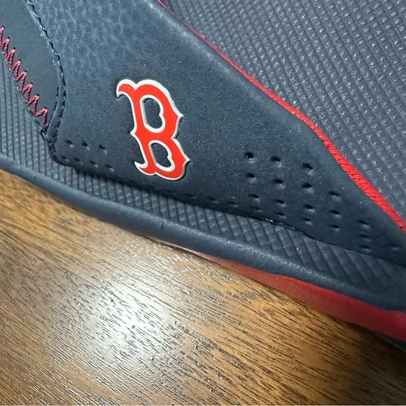 Reef Fanning X MLB Boston Red Sox Blue Men's Flip Flops Bottle Opener Size 13