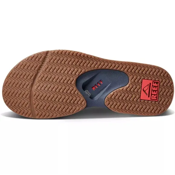 Reef Fanning X MLB Boston Red Sox Blue Men's Flip Flops Bottle Opener Size 13