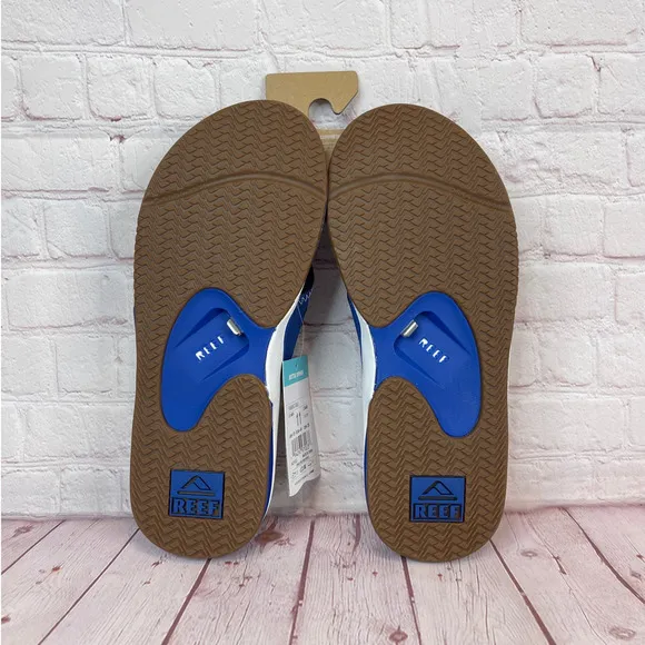 Reef Fanning x MLB LA Dodgers With Bottle Opener Flip Flops Sandals Mens Size 13