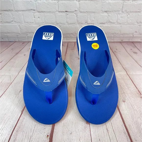 Reef Fanning x MLB LA Dodgers With Bottle Opener Flip Flops Sandals Mens Size 13