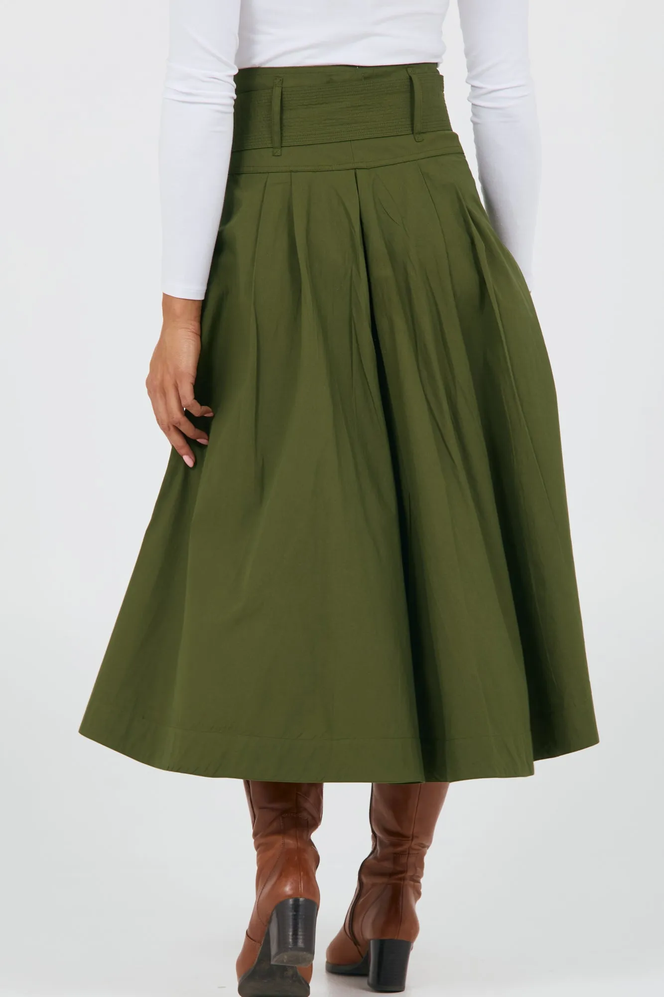 Rhodes Skirt Cypress Green