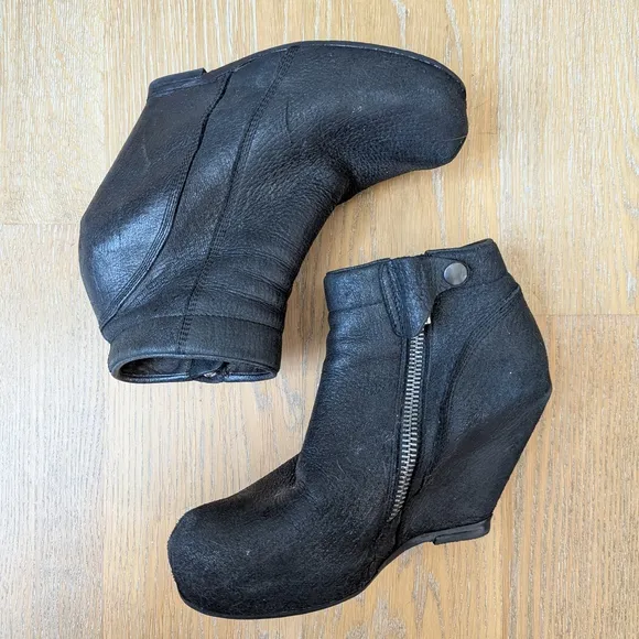 Rick Owens Wedge Ankle Boots