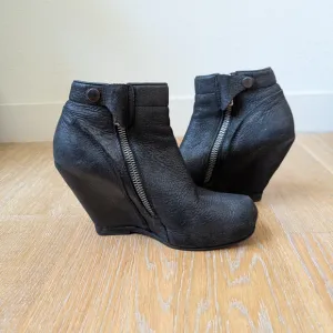 Rick Owens Wedge Ankle Boots