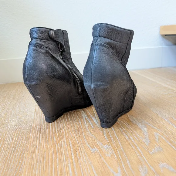 Rick Owens Wedge Ankle Boots