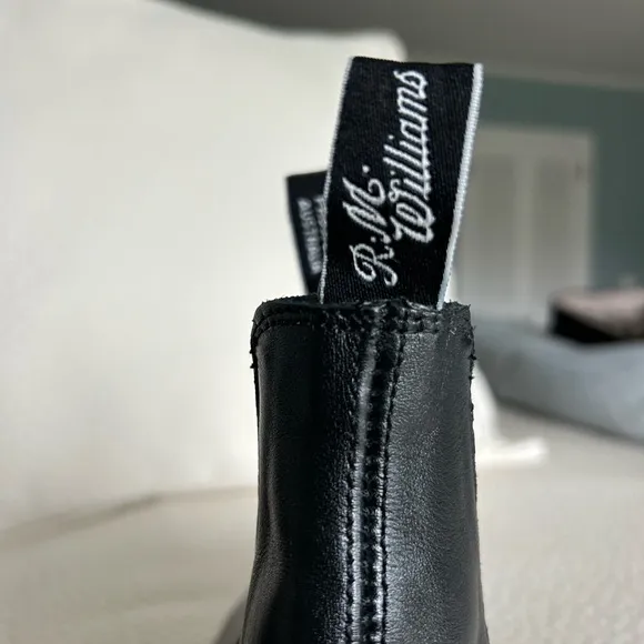 R.M. Williams Black Chelsea Boots with Goodyear Welt
