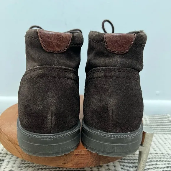 Rockport Berenger Plain Toe Chukah Boot Brown Java Suede Leather Men’s Size 10.5