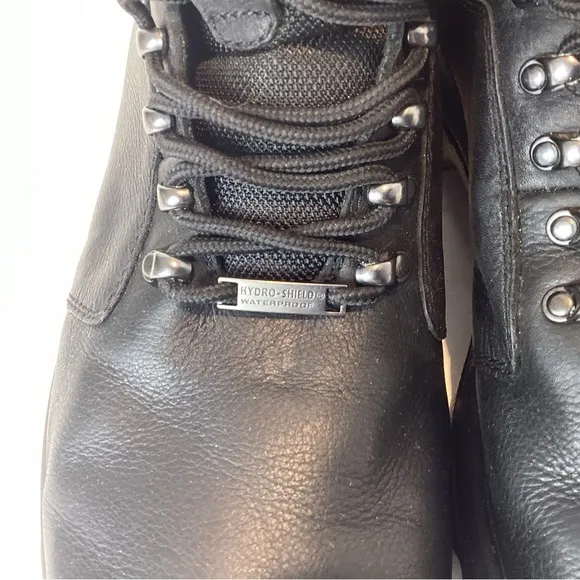 ROCKPORT COLD SPRINGS WATERPROOF ELKHART BLACK BOOT EUC SZ 12