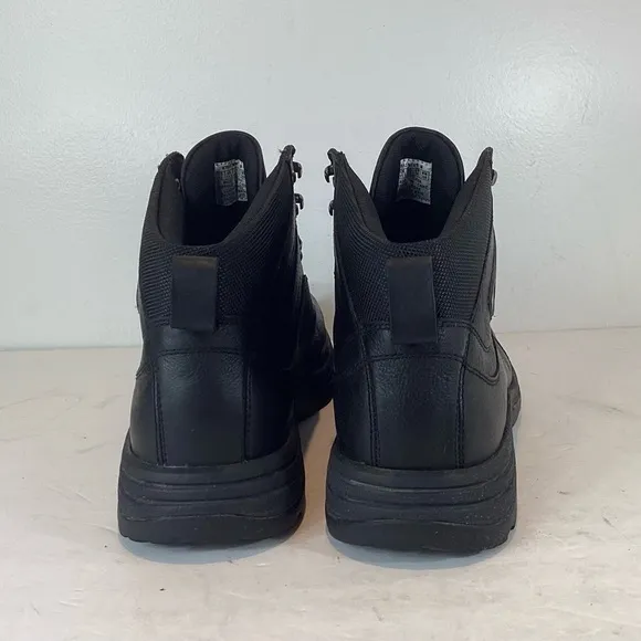 ROCKPORT COLD SPRINGS WATERPROOF ELKHART BLACK BOOT EUC SZ 12