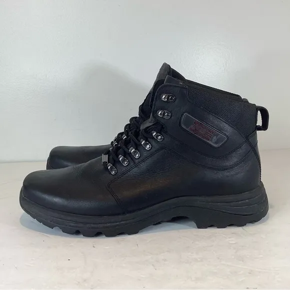 ROCKPORT COLD SPRINGS WATERPROOF ELKHART BLACK BOOT EUC SZ 12