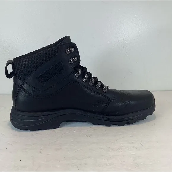 ROCKPORT COLD SPRINGS WATERPROOF ELKHART BLACK BOOT EUC SZ 12