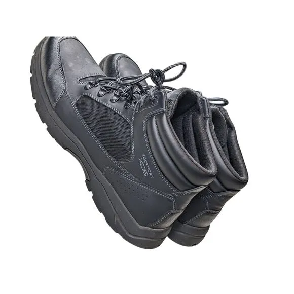 Rockport XCS Shoes Mens 13 Leather Hiking Boots Waterproof Shock Elkhart CH9953