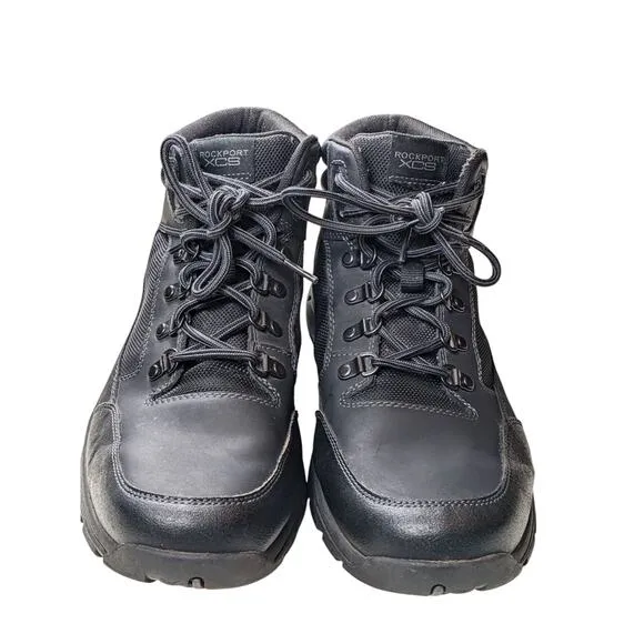 Rockport XCS Shoes Mens 13 Leather Hiking Boots Waterproof Shock Elkhart CH9953