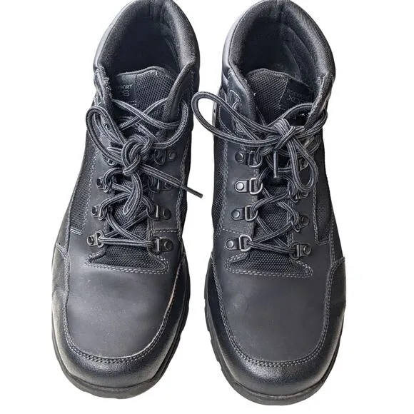 Rockport XCS Shoes Mens 13 Leather Hiking Boots Waterproof Shock Elkhart CH9953