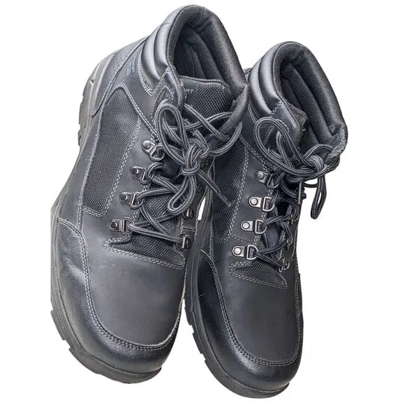 Rockport XCS Shoes Mens 13 Leather Hiking Boots Waterproof Shock Elkhart CH9953