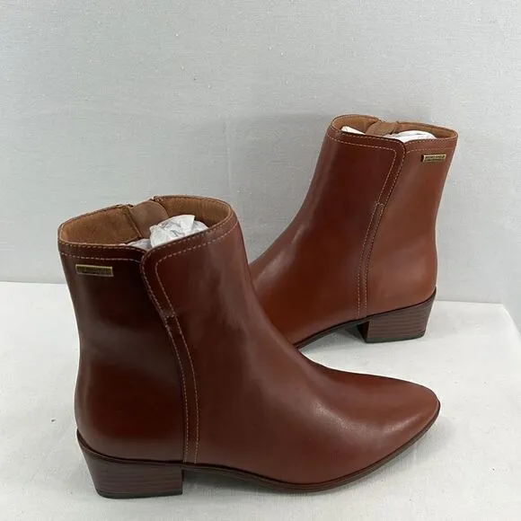Rockport Geovana Mid Boot- Tan Havane- Size 8 M- NIB