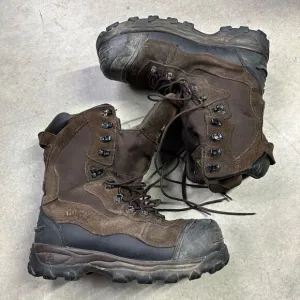 Rocky Men’s Genuine Leather Hunting Boots 11M Black Brown Thinsulate 1200g Lace
