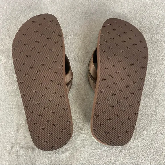Rodd &amp; Gunn Piha Jandal Mens Flip Flops Sandals EU 41 US 8Brown Leather NEW