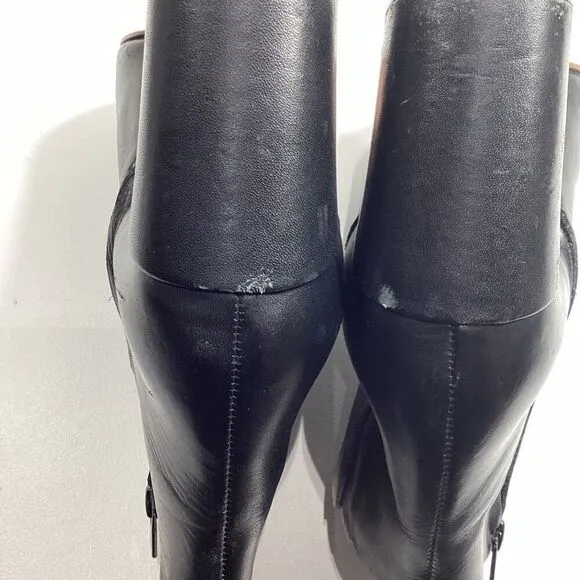 Roeffler Randall Black ankle boots