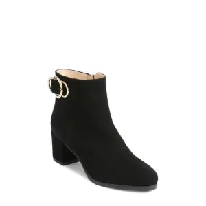 Ron White Women's Black Jozie Ankle Bootie Weatherproof Italian Boots Size 40 NW