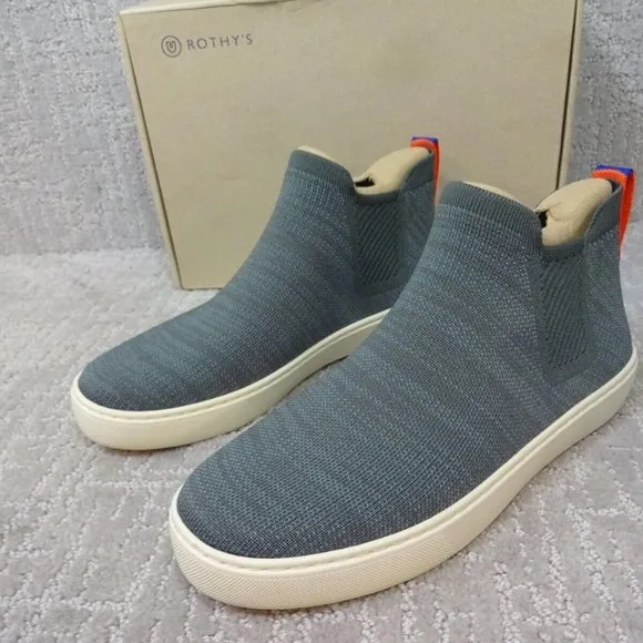 ROTHY'S Fog Melange Pull On Chelsea  Boots Women's Size US  7, 7.5, 8, 8.5, 9.5