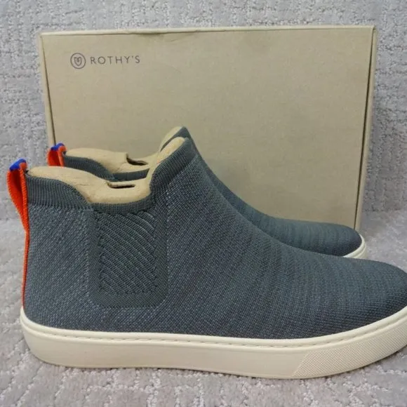 ROTHY'S Fog Melange Pull On Chelsea  Boots Women's Size US  7, 7.5, 8, 8.5, 9.5