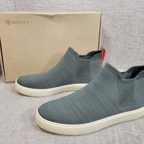 ROTHY'S Fog Melange Pull On Chelsea  Boots Women's Size US  7, 7.5, 8, 8.5, 9.5