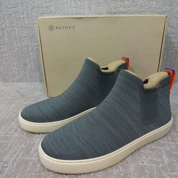 ROTHY'S Fog Melange Pull On Chelsea  Boots Women's Size US  7, 7.5, 8, 8.5, 9.5