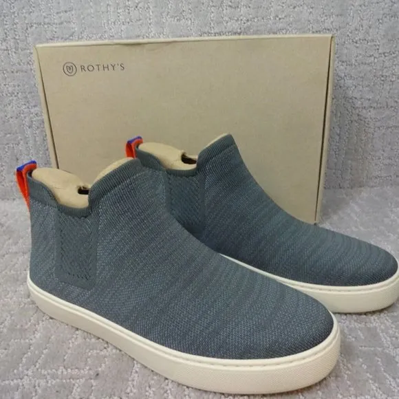 ROTHY'S Fog Melange Pull On Chelsea  Boots Women's Size US  7, 7.5, 8, 8.5, 9.5