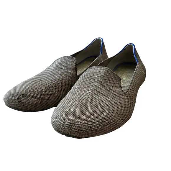 Rothy’s Loafer Flats Size 10 Brown Beige Loafer’s Shoes Slip On Sustainable