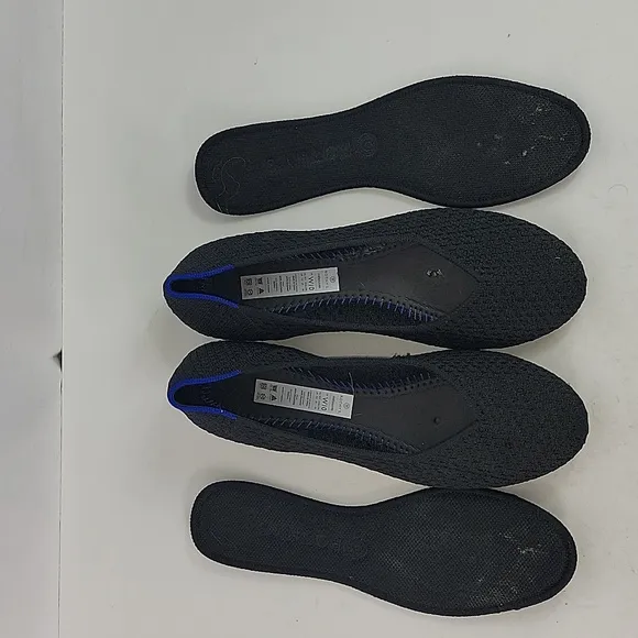 Rothy's Retired Honeycomb Black Women's Flats Shoes