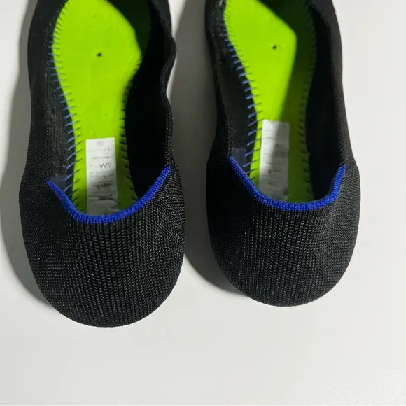 Rothy’s “The Flat” Ballet Shoes size 9 in black
