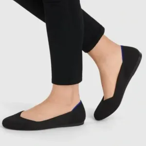 Rothy’s “The Flat” Ballet Shoes size 9 in black