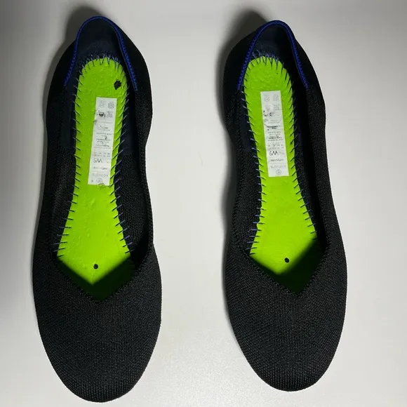 Rothy’s “The Flat” Ballet Shoes size 9 in black