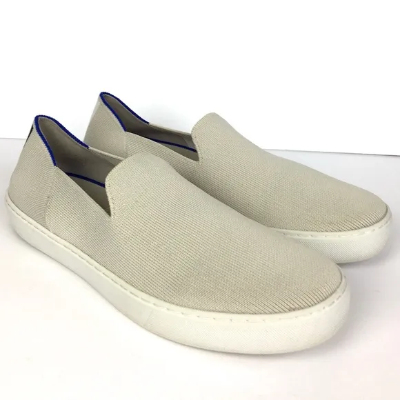 Rothy's The Original Slip On Sneaker Comfort Shoe In Sand Color US 11