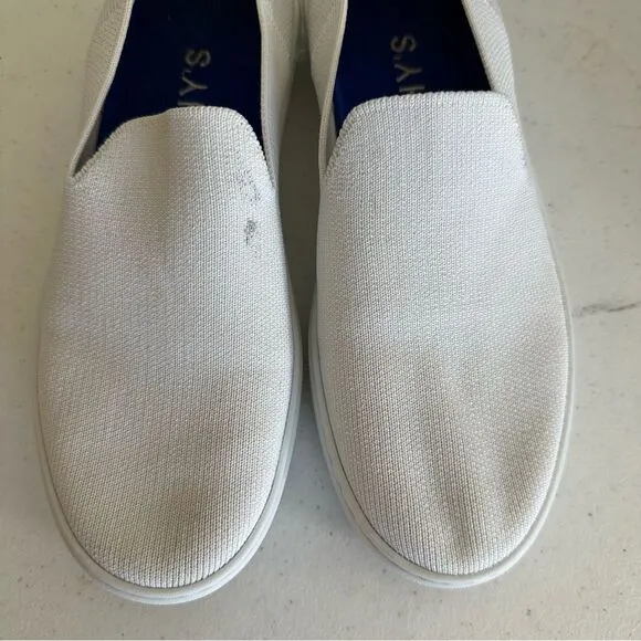 ROTHYS The Original Slip On Sneaker in  Bright White Size 6.5