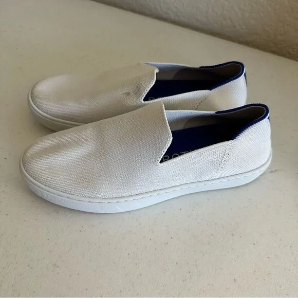 ROTHYS The Original Slip On Sneaker in  Bright White Size 6.5