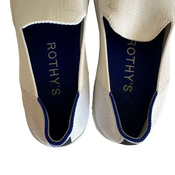 ROTHYS The Original Slip On Sneaker in  Bright White Size 6.5