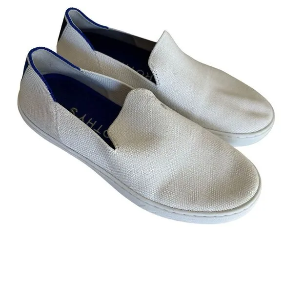 ROTHYS The Original Slip On Sneaker in  Bright White Size 6.5