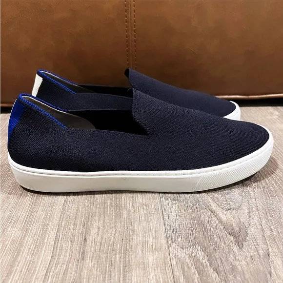 ROTHY’S The Original Slip On Sneaker In Color Solid Black Size 10.5
