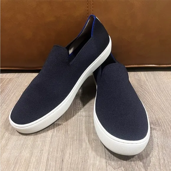 ROTHY’S The Original Slip On Sneaker In Color Solid Black Size 10.5