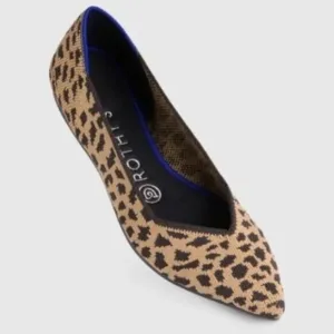 Rothy’s the Point in Leopard Print New without box Size 8.5