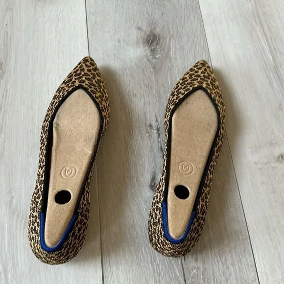 Rothy’s the Point in Leopard Print New without box Size 8.5