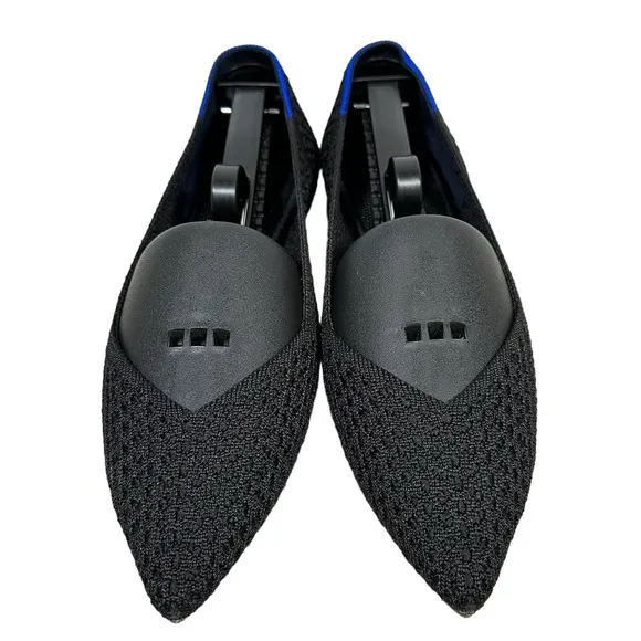 Rothy's The Point Pointed Toe Flats Black Women 6.5