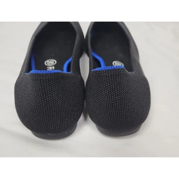 Rothy's Women's Sz. 9 Black The Point Flats