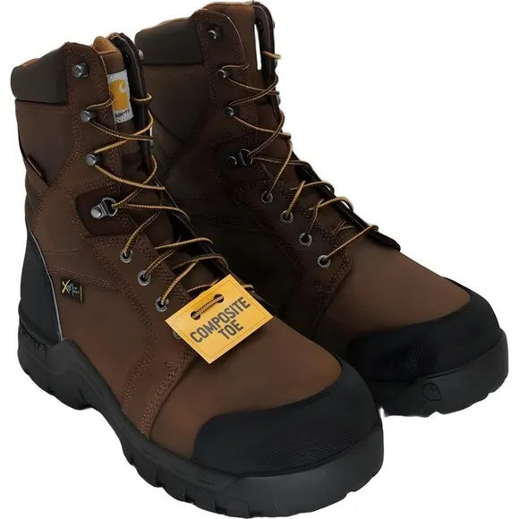 Rugged Waterproof Met Guard Composite Toe Work Boot Size 12 M